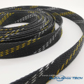 Pattern braided wire protection network pipe